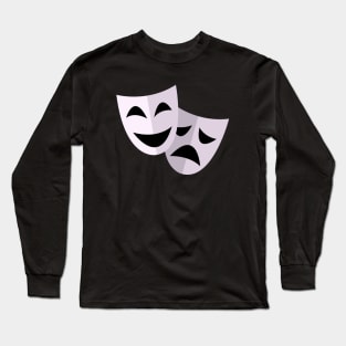 Classic Theater Masks Long Sleeve T-Shirt